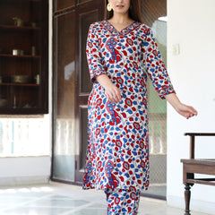 Classic Printed Coord Set for Daily and Casual Wear