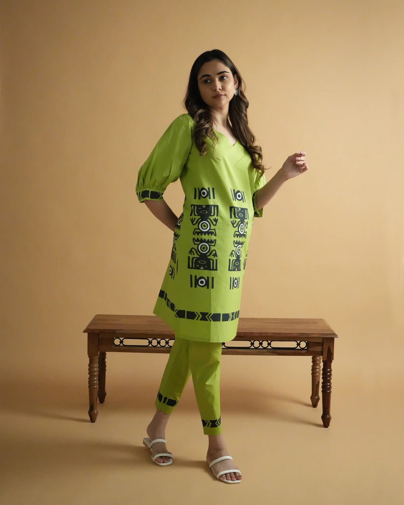Classic Printed Coord Set for Daily and Casual Wear