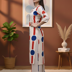 Classic Printed Coord Set for Daily and Casual Wear