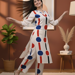 Classic Printed Coord Set for Daily and Casual Wear