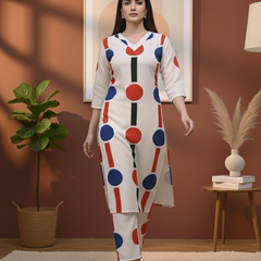 Classic Printed Coord Set for Daily and Casual Wear