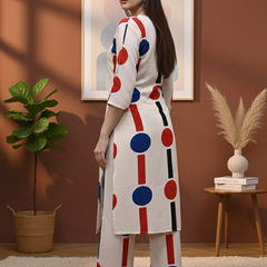 Classic Printed Coord Set for Daily and Casual Wear