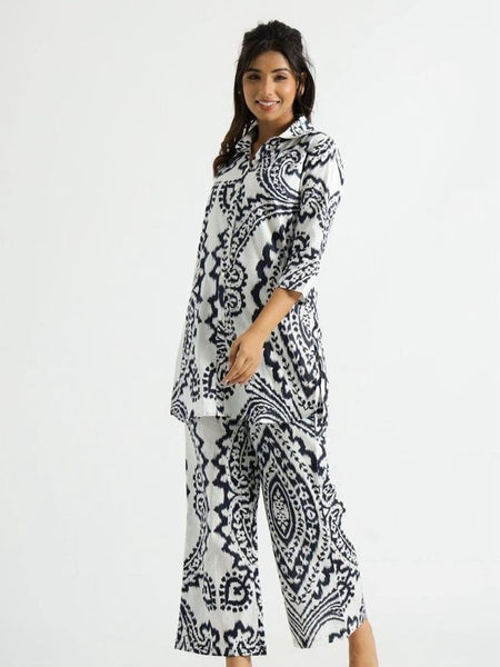 Classic Printed Coord Set for Daily and Casual Wear