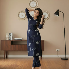 Classic Printed Coord Set for Daily and Casual Wear