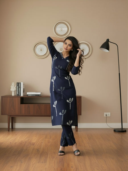 Classic Printed Coord Set for Daily and Casual Wear