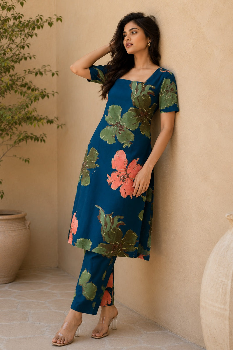 Classic Printed Coord Set for Daily and Casual Wear