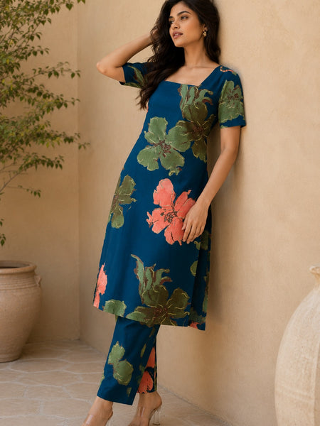 Classic Printed Coord Set for Daily and Casual Wear