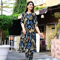 Classic Printed Coord Set for Daily and Casual Wear