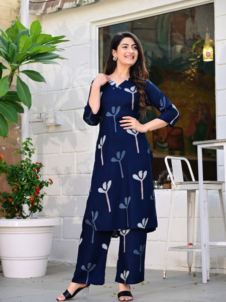 Classic Printed Coord Set for Daily and Casual Wear