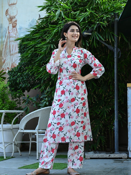 Classic Printed Coord Set for Daily and Casual Wear