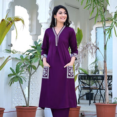 Classic Printed Coord Set for Daily and Casual Wear