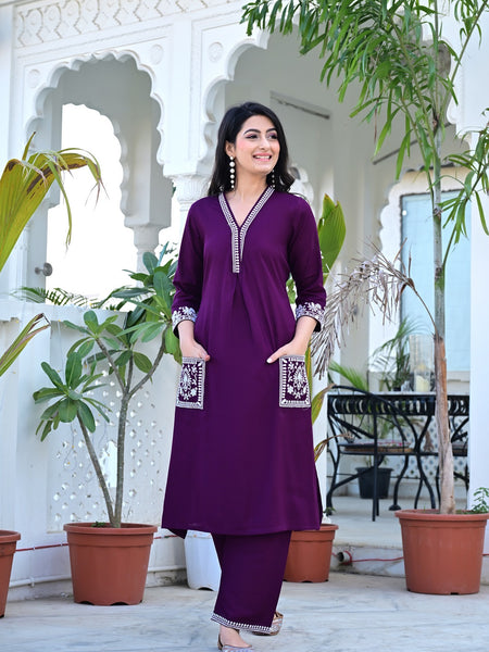 Classic Printed Coord Set for Daily and Casual Wear