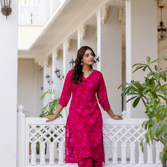 Classic Printed Coord Set for Daily and Casual Wear