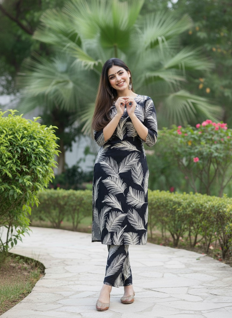 Classic Printed Coord Set for Daily and Casual Wear