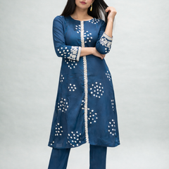 Classic Embroidered Coord Set for Daily and Casual Wear