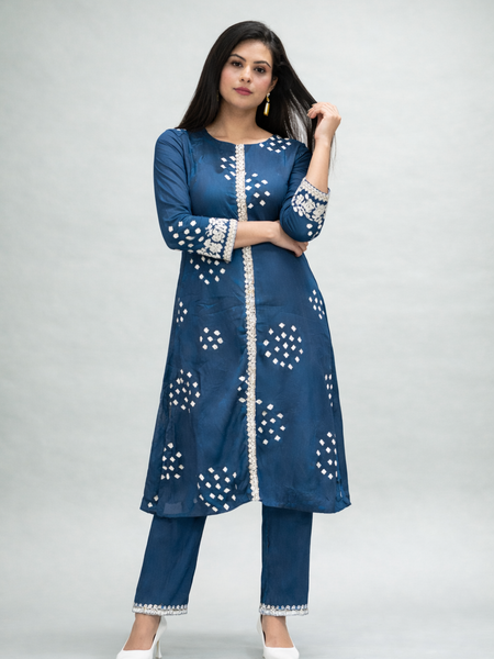 Classic Embroidered Coord Set for Daily and Casual Wear