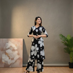 Classic Printed Coord Set for Daily and Casual Wear