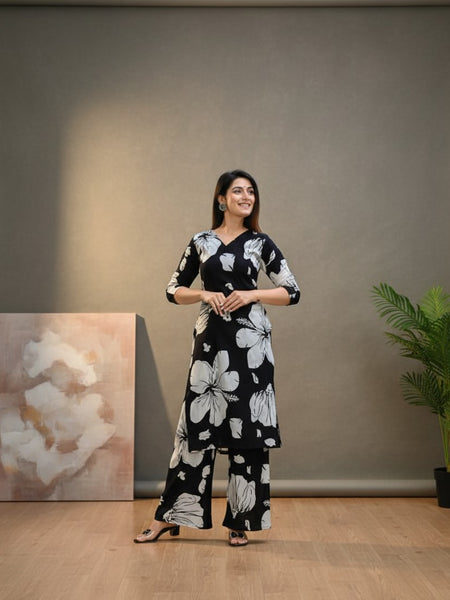 Classic Printed Coord Set for Daily and Casual Wear