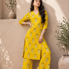 Classic Printed Coord Set for Daily and Casual Wear