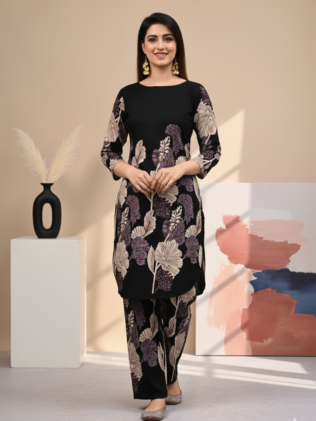 Classic Printed Coord Set for Daily and Casual Wear