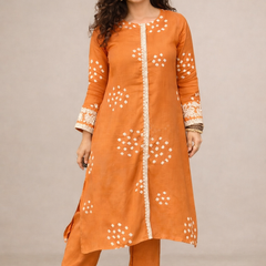 Classic Embroidered Coord Set for Daily and Casual Wear