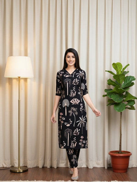 Classic Printed Coord Set for Daily and Casual Wear