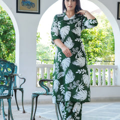 Classic Printed Coord Set for Daily and Casual Wear