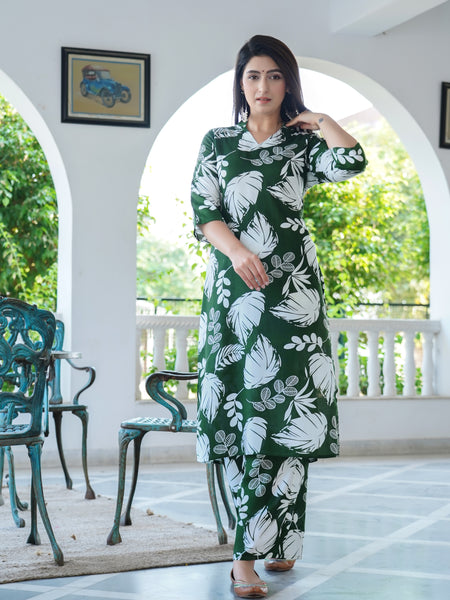 Classic Printed Coord Set for Daily and Casual Wear