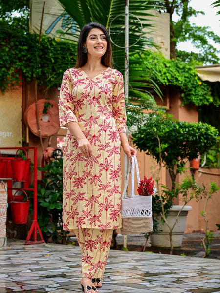 Classic Printed Coord Set for Daily and Casual Wear