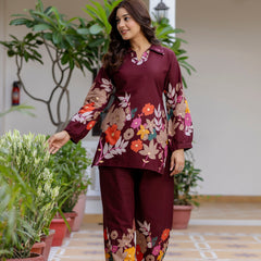 Classic Printed Coord Set for Daily and Casual Wear