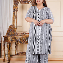 Classic Printed Coord Set for Daily and Casual Wear