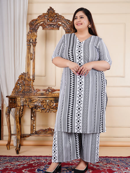 Classic Printed Coord Set for Daily and Casual Wear