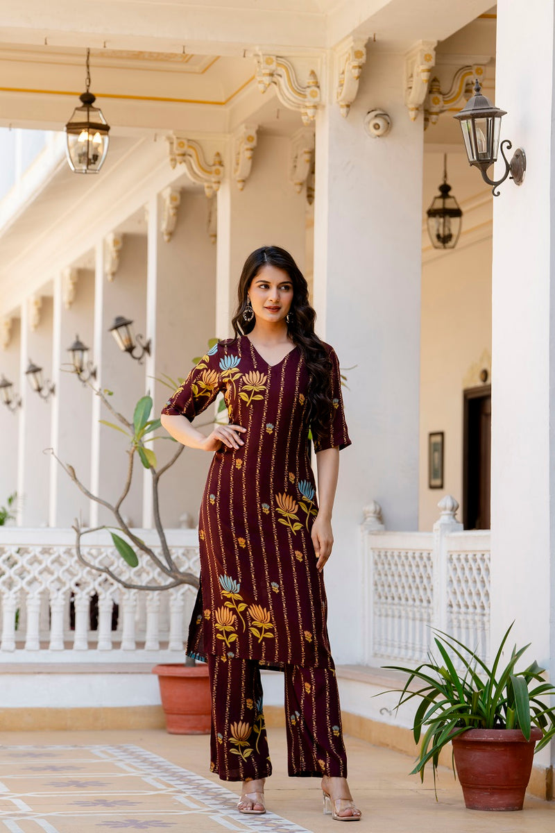 Printed Co-ord Set for Women