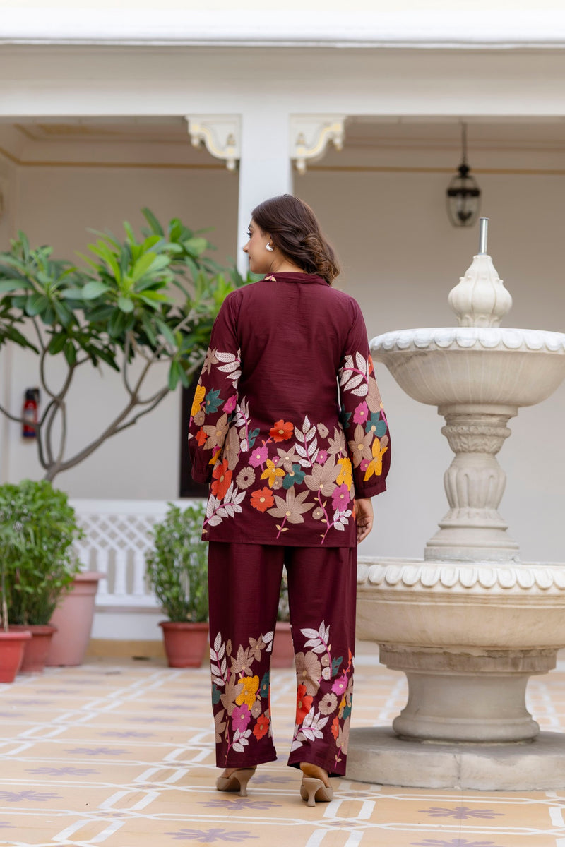 Classic Printed Coord Set for Daily and Casual Wear