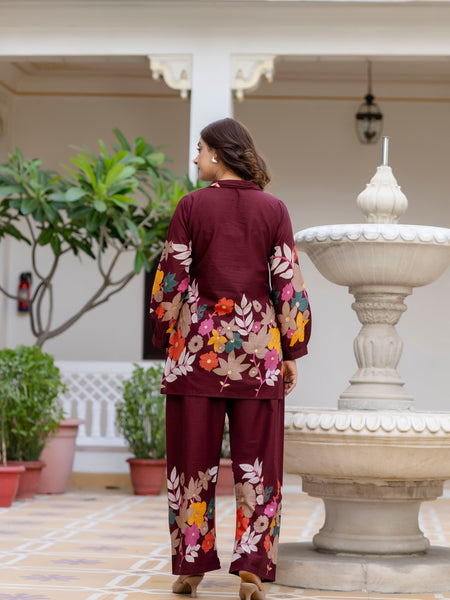 Classic Printed Coord Set for Daily and Casual Wear