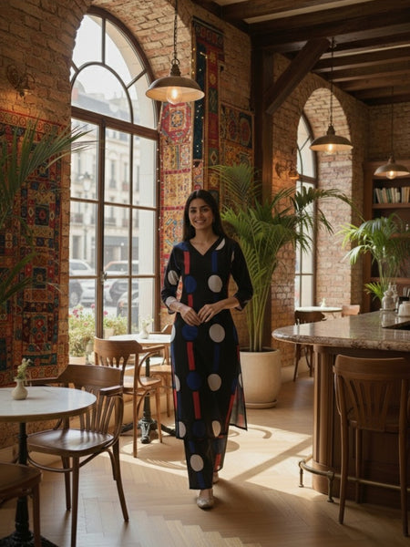 Classic Printed Coord Set for Daily and Casual Wear