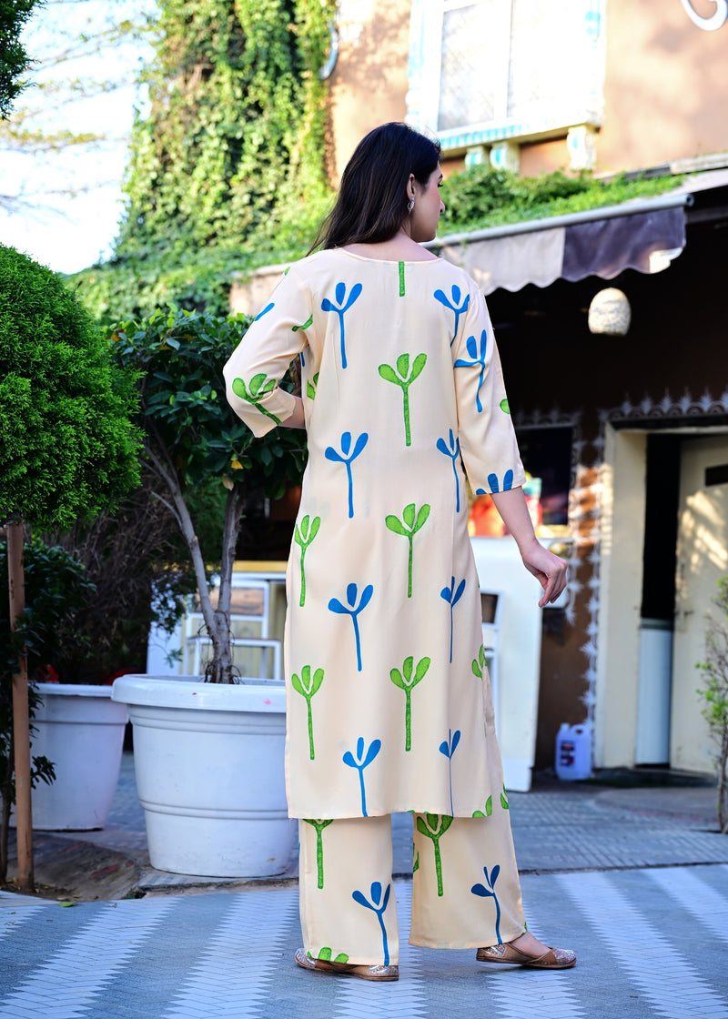 Classic Printed Coord Set for Daily and Casual Wear