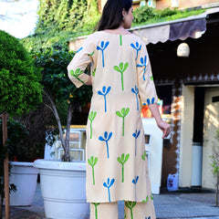 Classic Printed Coord Set for Daily and Casual Wear