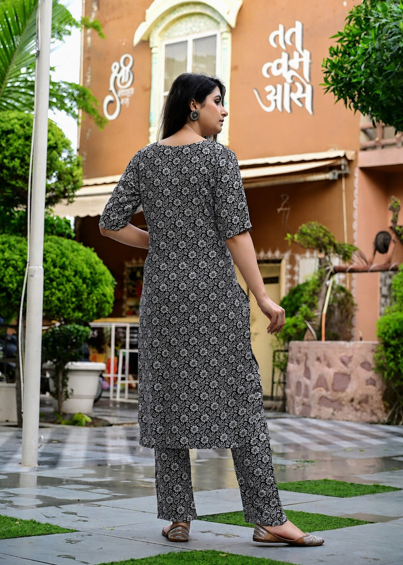 Classic Printed Coord Set for Daily and Casual Wear