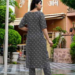 Classic Printed Coord Set for Daily and Casual Wear