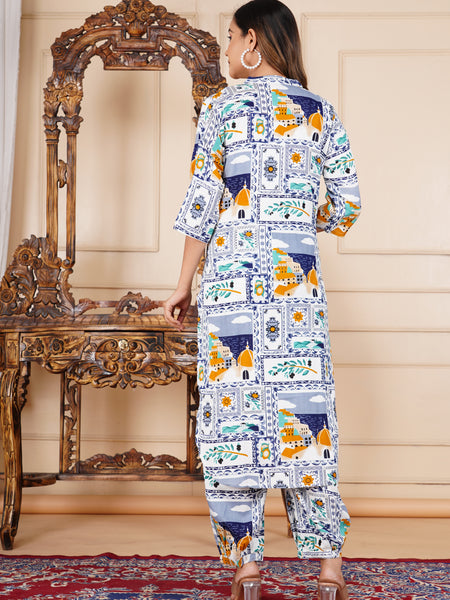 Classic Printed Coord Set for Daily and Casual Wear