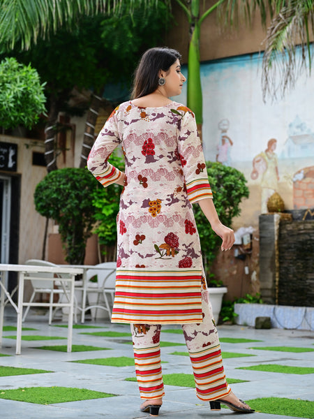 Classic Printed Coord Set for Daily and Casual Wear