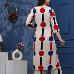 Classic Printed Coord Set for Daily and Casual Wear