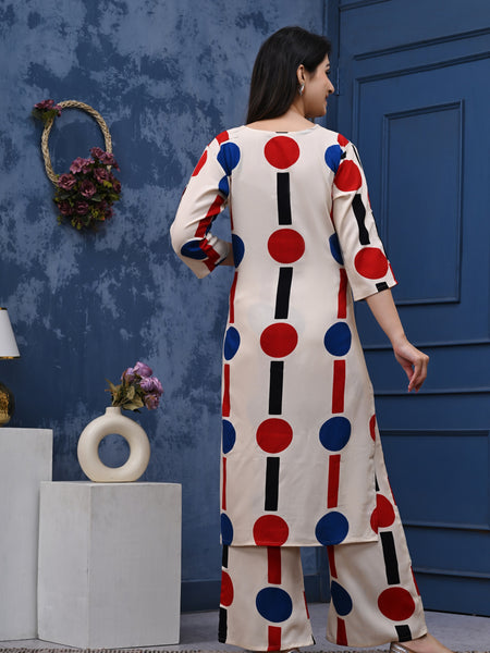 Classic Printed Coord Set for Daily and Casual Wear