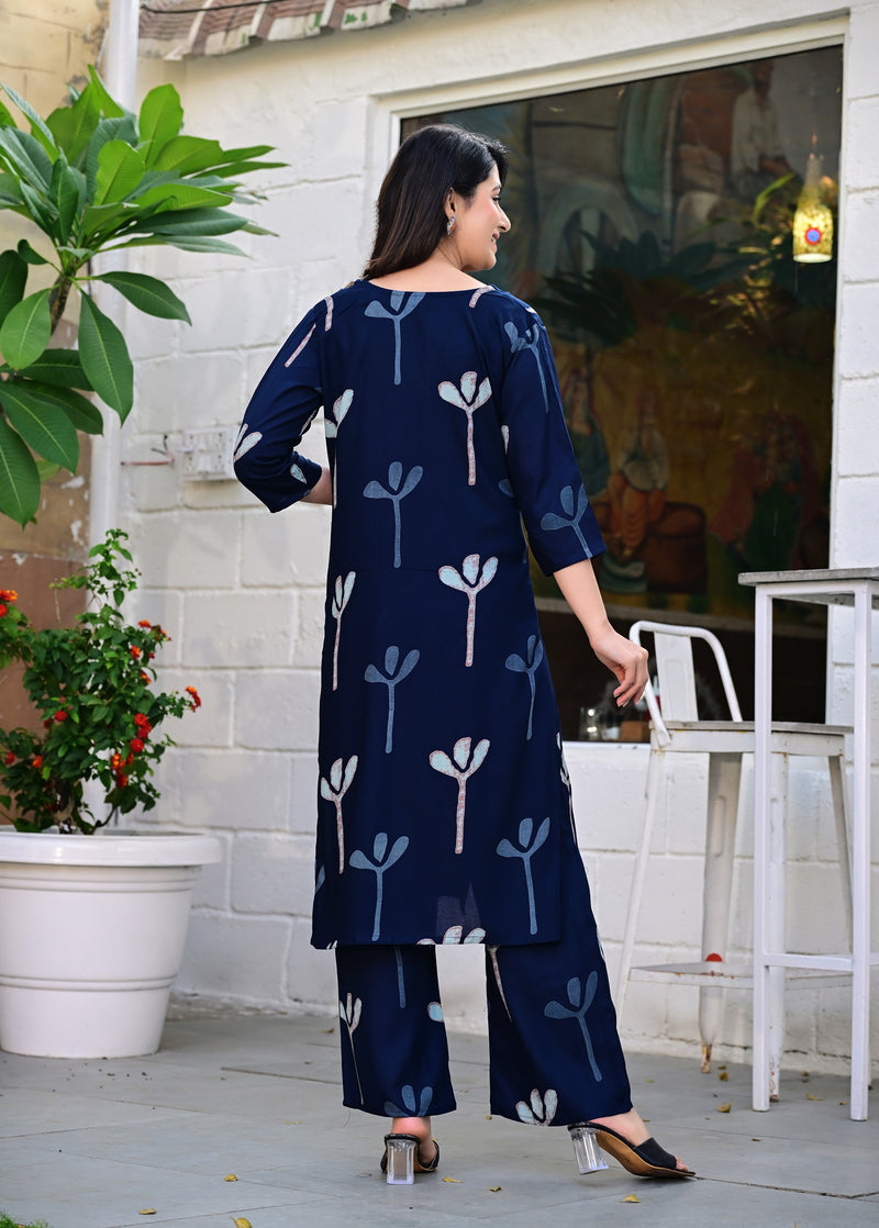 Classic Printed Coord Set for Daily and Casual Wear