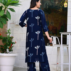 Classic Printed Coord Set for Daily and Casual Wear