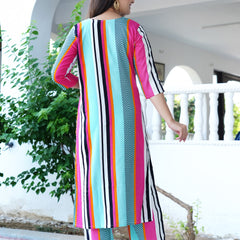 Classic Printed Coord Set for Daily and Casual Wear