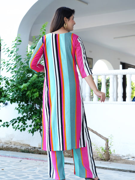 Classic Printed Coord Set for Daily and Casual Wear