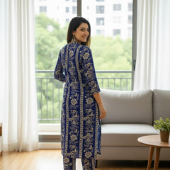 Classic Printed Coord Set for Daily and Casual Wear