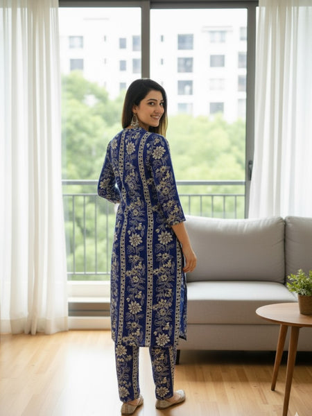 Classic Printed Coord Set for Daily and Casual Wear